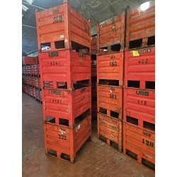 Contenitori metallici con slitta lato lungo