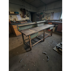 TAVOLO IDA LAVORO N FERRO PESANTE CON MENSOLA