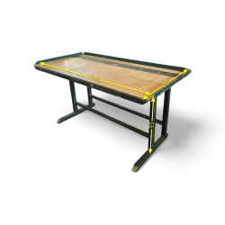 TAVOLO DA LAVORO IN FERRO PESANTE