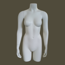 Manichini donna appendibili busto 3/4 bianchi mod "15"