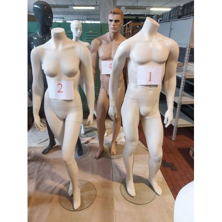 Manichini bianchi senza...